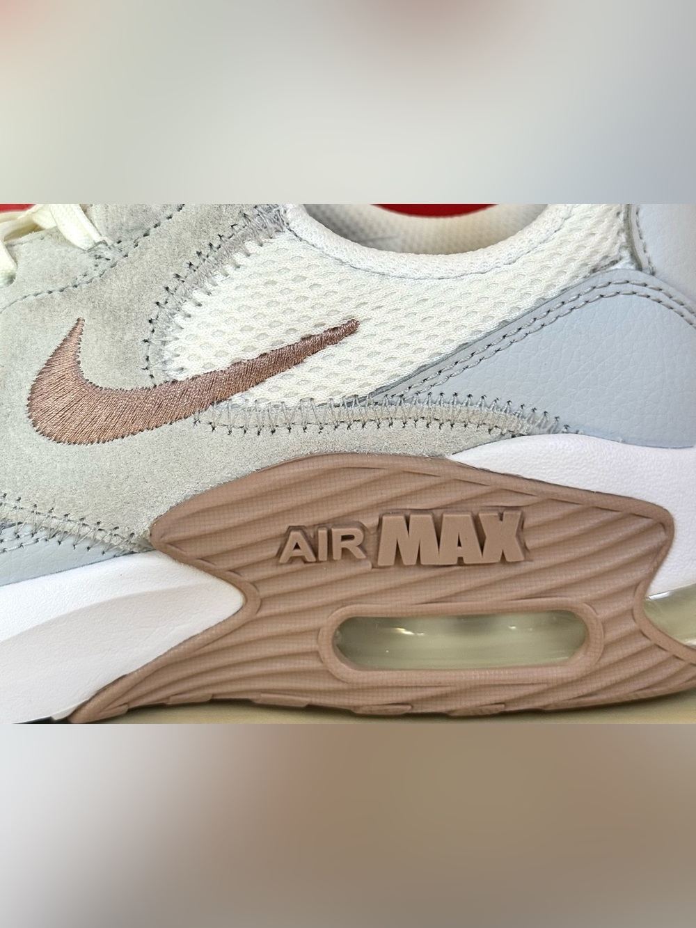 Nike Air Max Excee Summit White Particle Pink Sneakers Womens 8.5 Athletic Run - Picture 8 of 11